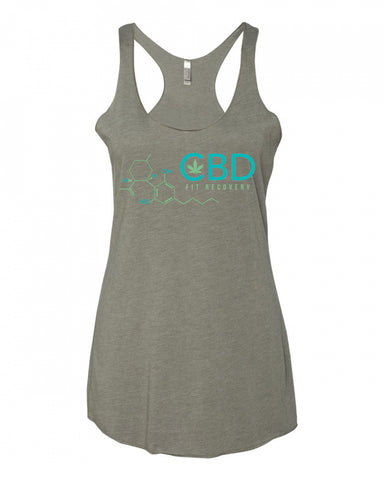 CBD Fit Recovery Ladies Tank Top - CBD Fit Recovery